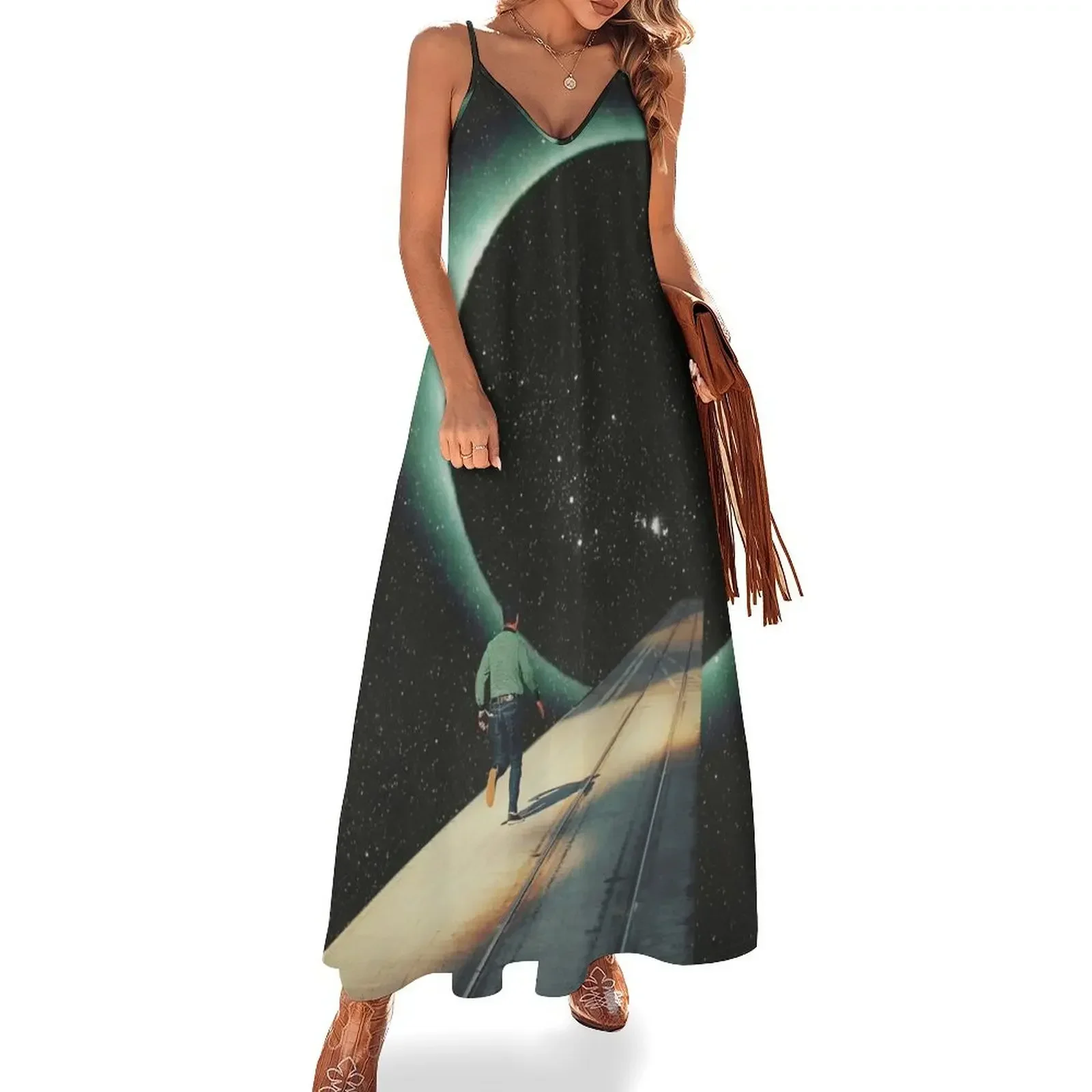 Escaping into the Void Sleeveless Dress Elegant gowns Female clothing evening dresses ladies Dress
Escaping into the Void Sleeveless Dress Elegant gowns Female clothing evening dresses ladies Dress
