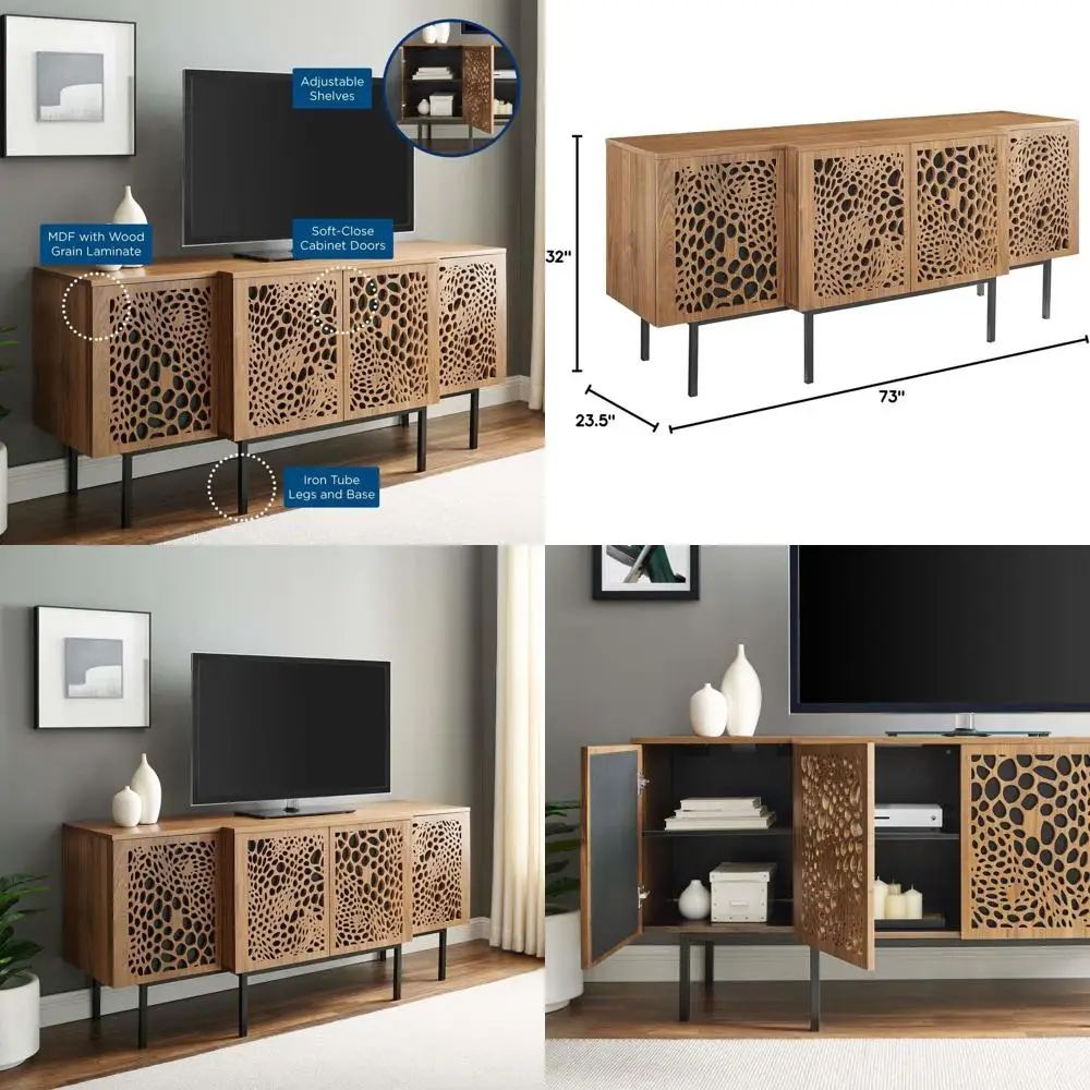 Yosemite Wood Sideboard Crza in Walnut
Yosemite Wood Sideboard Crza in Walnut