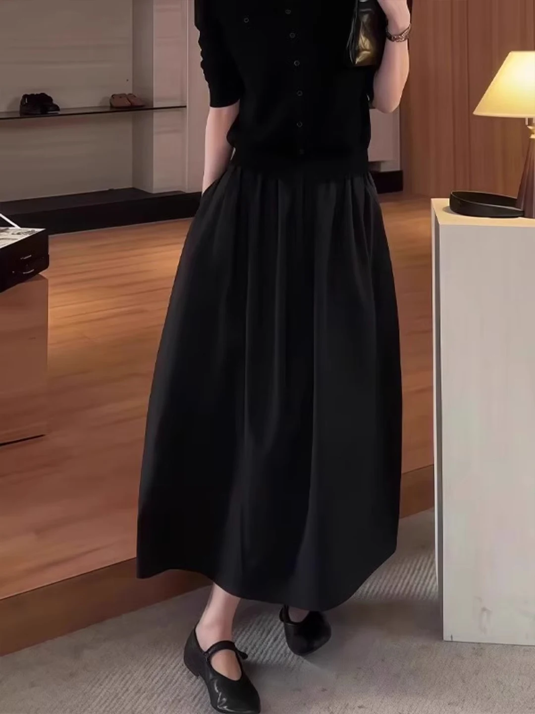 Юбка Bla f в стиле ретро, женская летняя юбка-зонтик трапециевидной формы с высокой талией и драпировкой, утягивающая юбка-зонтик Ele Commute
Юбка Bla f в стиле ретро, женская летняя юбка-зонтик трапециевидной формы с высокой талией и драпировкой, утягивающая юбка-зонтик Ele Commute