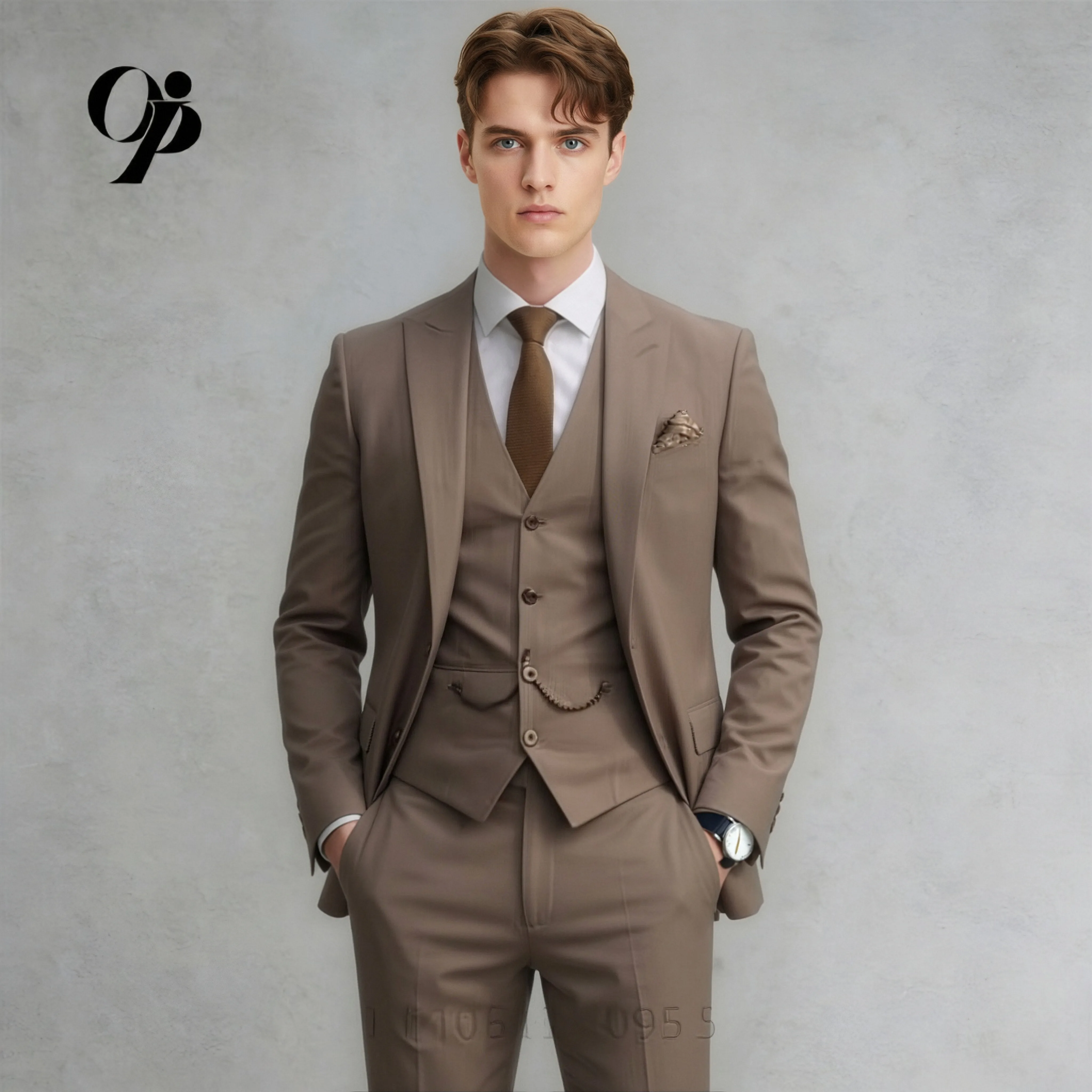 Ivory Textured 3-Piece Suit Men's Slim Fit - Summer Wedding Prom Business Casual Outfit
Ivory Textured 3-Piece Suit Men's Slim Fit - Summer Wedding Prom Business Casual Outfit