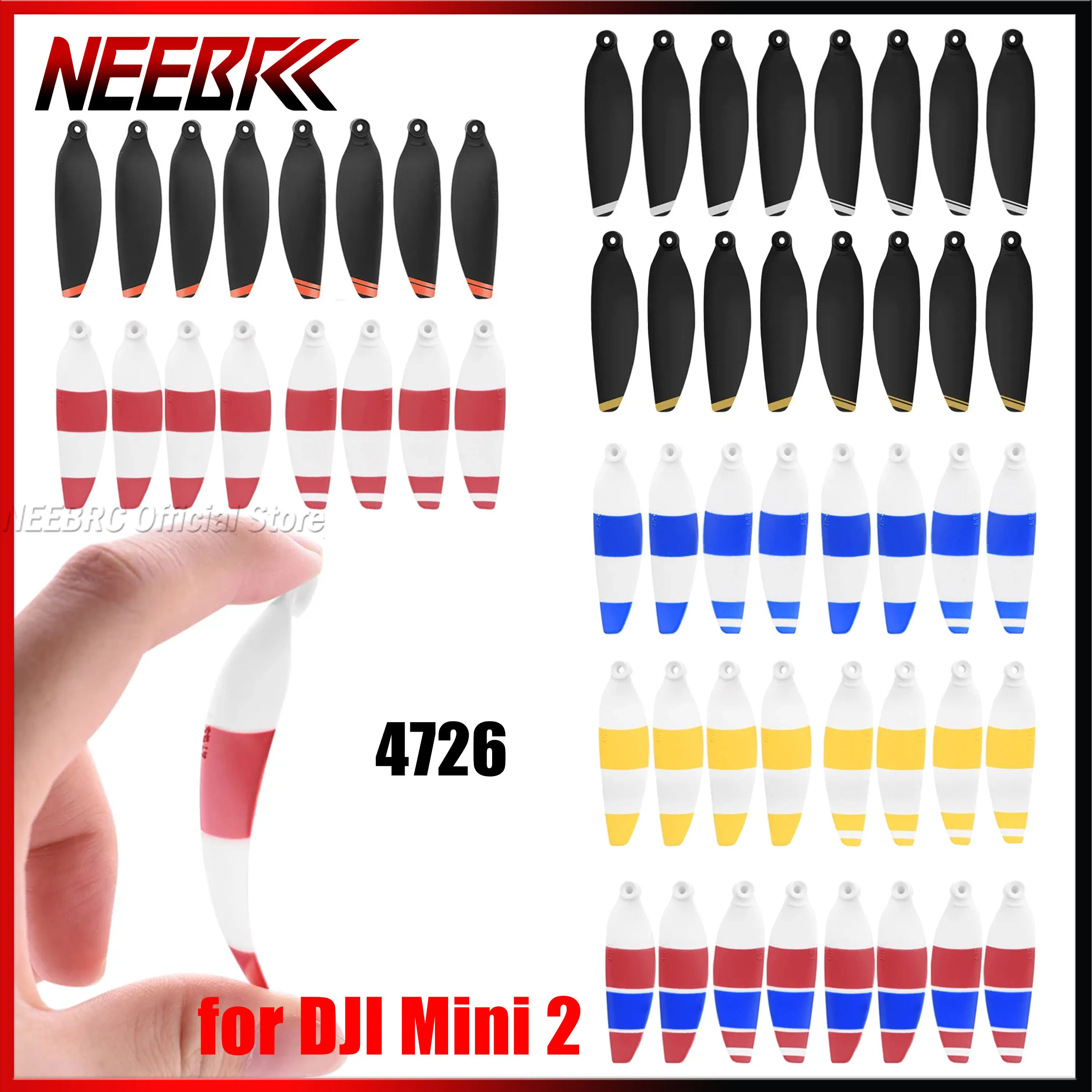 8pcs 4726FM Drone Low-Noise Propeller Props Blade for DJI Mini 2/SE/2 SE 4K RC Racing Quadcopter Replacement Spare Accessories
8pcs 4726FM Drone Low-Noise Propeller Props Blade for DJI Mini 2/SE/2 SE 4K RC Racing Quadcopter Replacement Spare Accessories