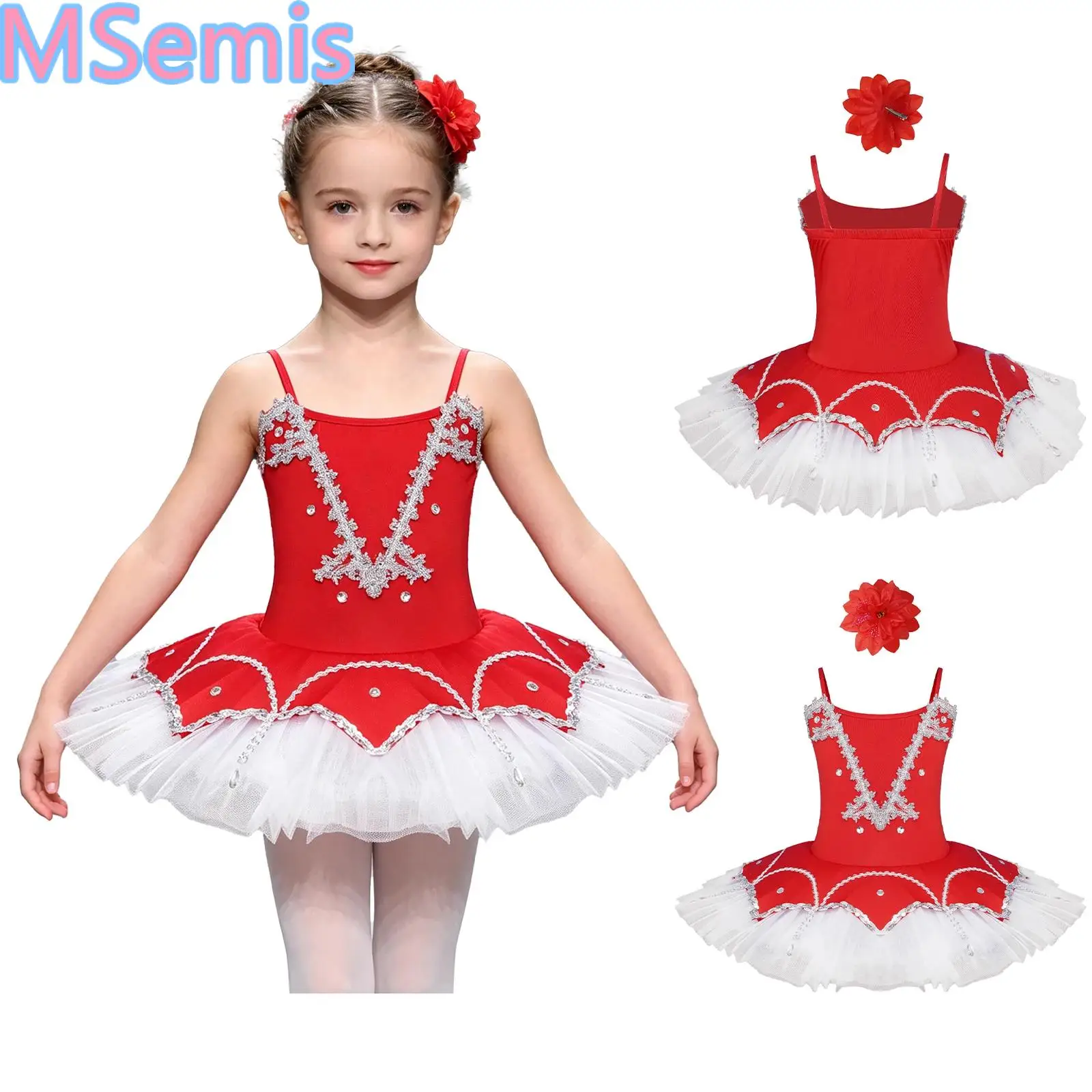 Kids Girls Tutu Dance Ballet Performance Costume Rhinestones Braid Trim Sleeveless Spaghetti Straps Layer Ballet Ballerina Dress
Kids Girls Tutu Dance Ballet Performance Costume Rhinestones Braid Trim Sleeveless Spaghetti Straps Layer Ballet Ballerina Dress