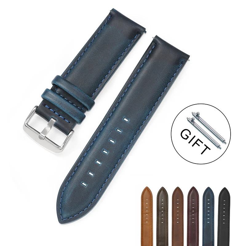 Genuine Leather Watchband Bracelet Universal Replacement Watch Strap Vintage Men Women Compatible Wrist Band 22mm 20mm 18mm
Genuine Leather Watchband Bracelet Universal Replacement Watch Strap Vintage Men Women Compatible Wrist Band 22mm 20mm 18mm