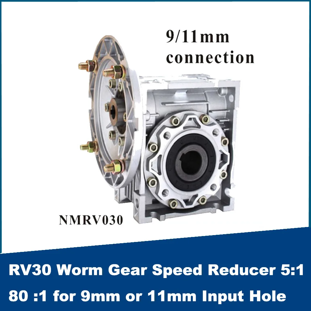 Червячный редуктор коробки передач RV30, 90 градусов, 5:1-80,): 1 для двигателя с входовым отверстием 9 мм или 11 мм, 0,06-0,18 кВт
Червячный редуктор коробки передач RV30, 90 градусов, 5:1-80,): 1 для двигателя с входовым отверстием 9 мм или 11 мм, 0,06-0,18 кВт