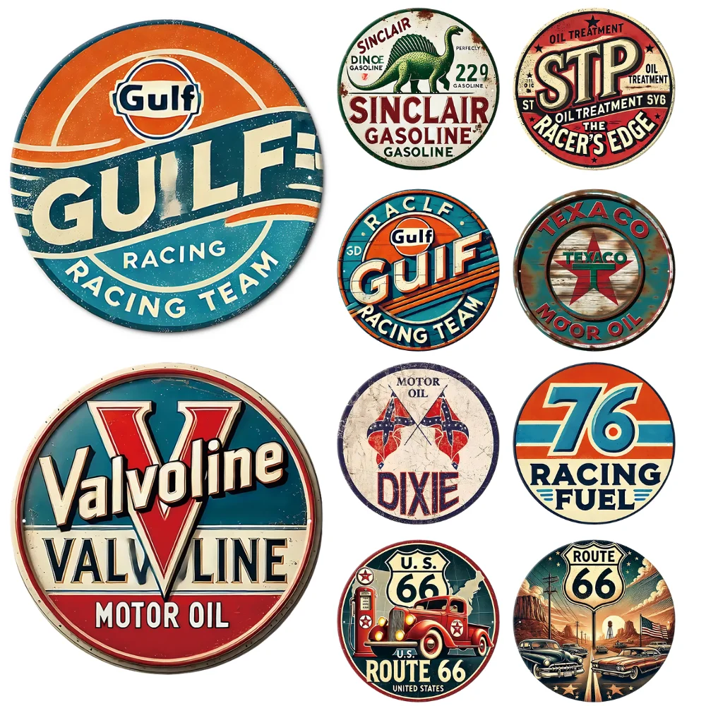 Vintage Retro Motor Oil Gas Round Metal Tin Sign Rustic Decor Wall Art Posters Funny Iron Painting For Home Bar Pub Cafe Garage
Vintage Retro Motor Oil Gas Round Metal Tin Sign Rustic Decor Wall Art Posters Funny Iron Painting For Home Bar Pub Cafe Garage