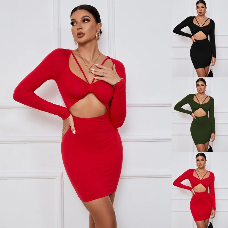 2025 Spring and Summer NewpartyTight Skirt Hip Wrapped Chest Hollow Female Dress C001
2025 Spring and Summer NewpartyTight Skirt Hip Wrapped Chest Hollow Female Dress C001