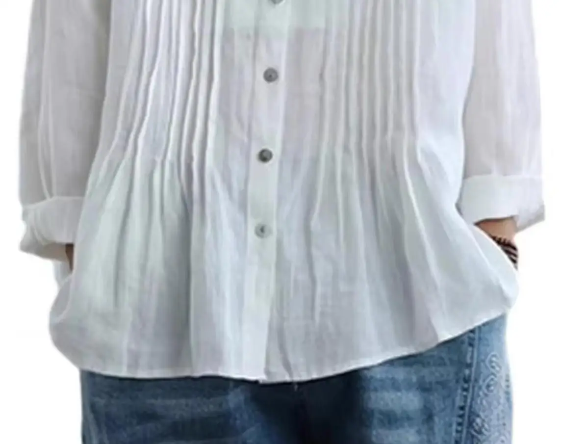 Looose Blouse Plus Size Button Decor T-Shirt Casual O Neck Long Sleeve Top For Spring & Fall Women's Plus Size Clothing
Looose Blouse Plus Size Button Decor T-Shirt Casual O Neck Long Sleeve Top For Spring & Fall Women's Plus Size Clothing