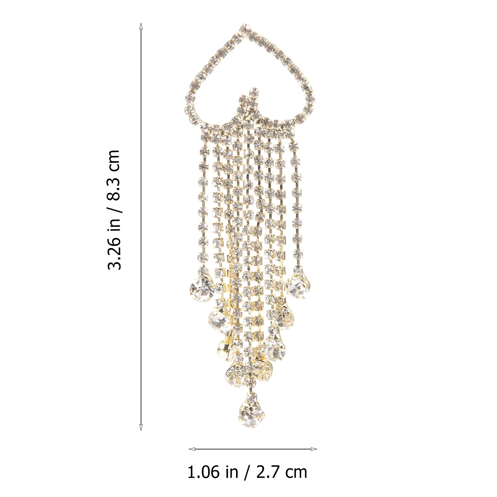 1Pair Heart Tassel Rhinestone Drop Earrings Lightweight Dangle Earrings for Women Jewelry Ear Jewelry
1Pair Heart Tassel Rhinestone Drop Earrings Lightweight Dangle Earrings for Women Jewelry Ear Jewelry