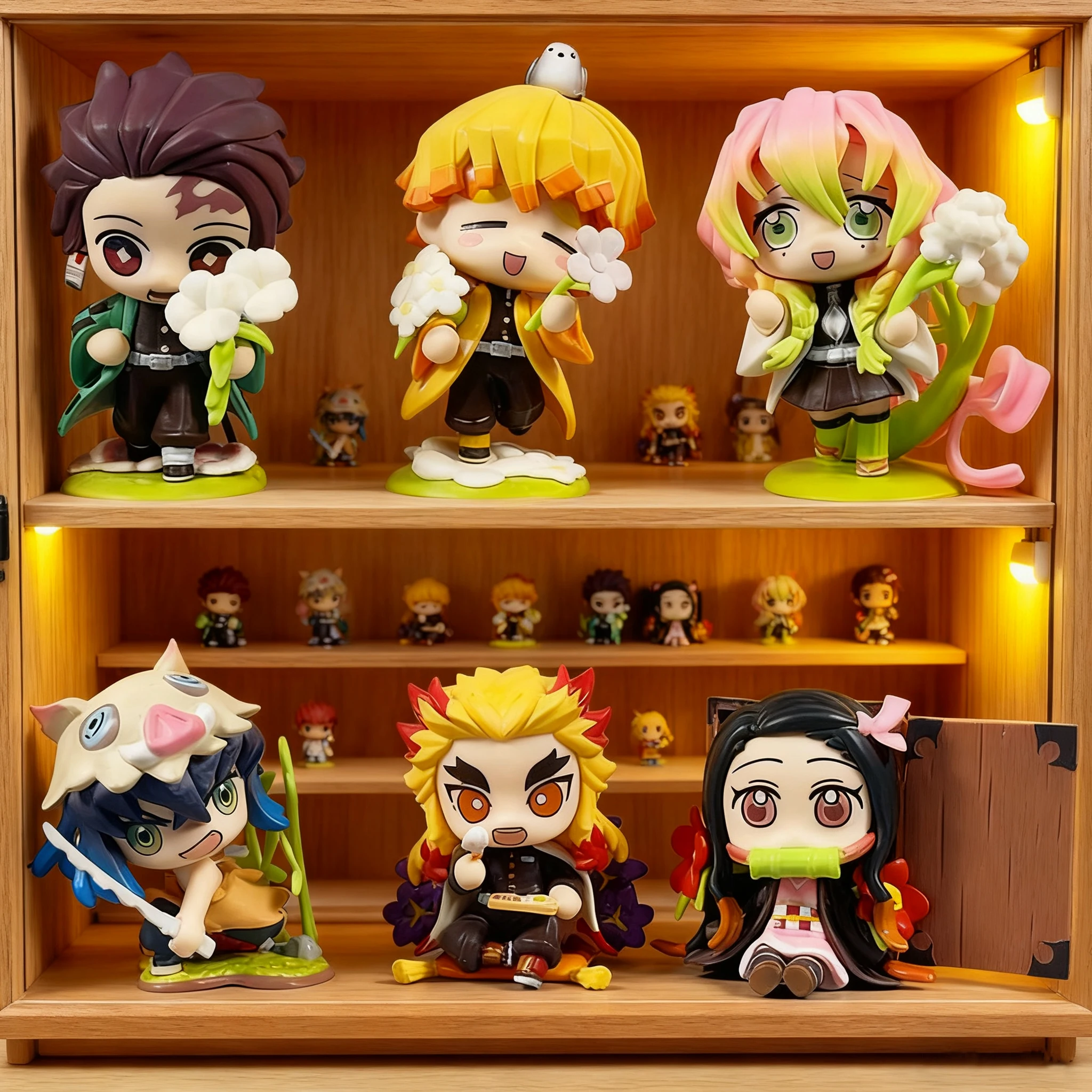 Фигурка «Убийца демонов» в слепой коробке Rengoku Kyoujurou Kamado Nezuko, стиль дыхания, украшение для отрядка, фигурка-сюрприз, подарок
Фигурка «Убийца демонов» в слепой коробке Rengoku Kyoujurou Kamado Nezuko, стиль дыхания, украшение для отрядка, фигурка-сюрприз, подарок