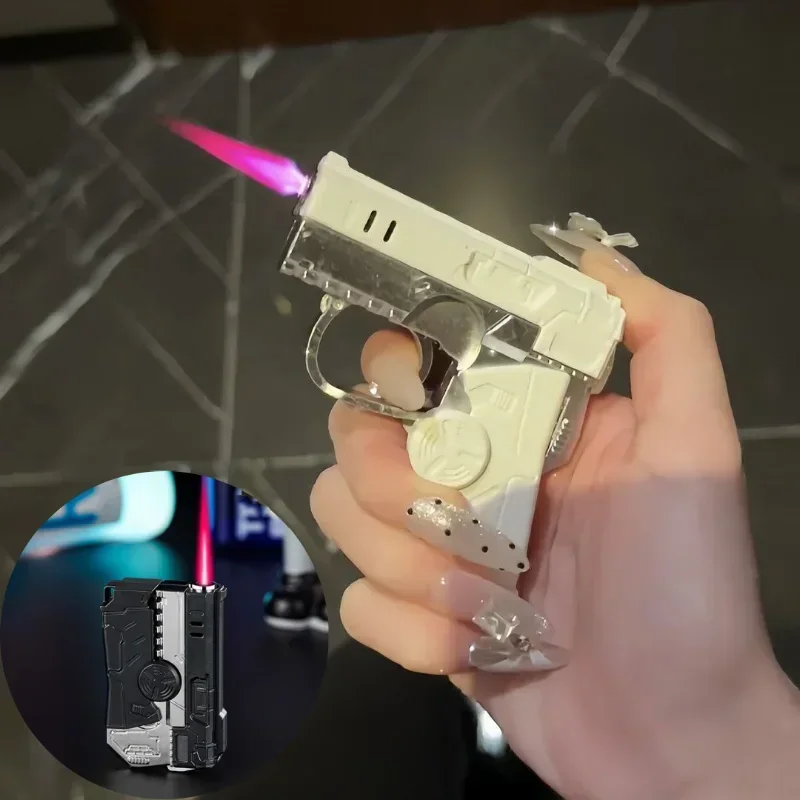 New Fingertip Gyroscope Gas Turbo Lighter Mech Design Foldable and Convenient to Carry Red Flame Decompression Small Toy Gift
New Fingertip Gyroscope Gas Turbo Lighter Mech Design Foldable and Convenient to Carry Red Flame Decompression Small Toy Gift