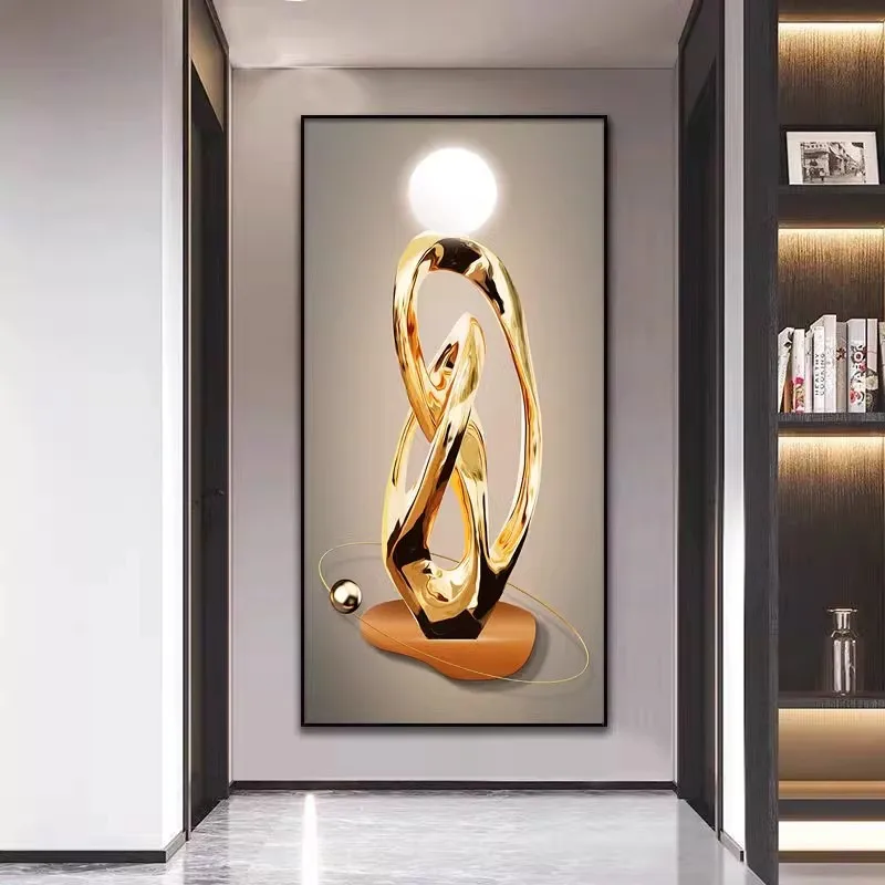 Light luxury comes and goes, entrance decorative paintings, abstractions, vertical entry corridor murals in the aisle stairwell
Light luxury comes and goes, entrance decorative paintings, abstractions, vertical entry corridor murals in the aisle stairwell