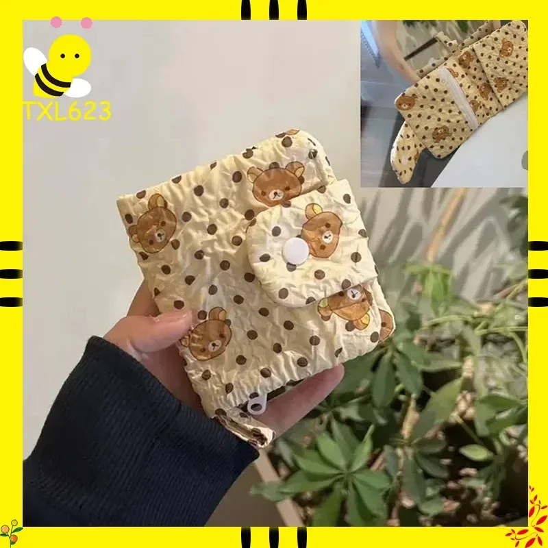 Kawaii Cute Bear Rilakkumas Coin Purse Cartoon Cute Multi-Functional Card Holder Portable Mini Id Storage Bag Gift Hot Selling
Kawaii Cute Bear Rilakkumas Coin Purse Cartoon Cute Multi-Functional Card Holder Portable Mini Id Storage Bag Gift Hot Selling
