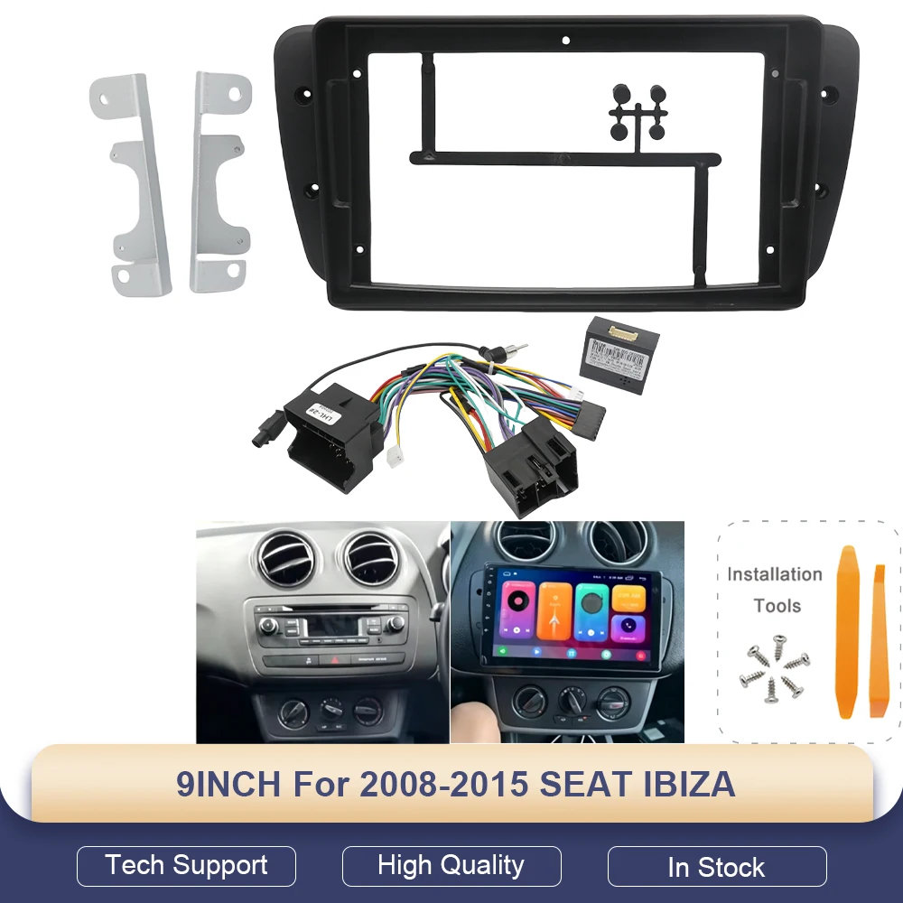 For SEAT IBIZA 9INCH Car MP5 Radio Android Stereo with Harness Navigation Dashboard Cables Frame Canbus Kit for 2008-2015 Models
For SEAT IBIZA 9INCH Car MP5 Radio Android Stereo with Harness Navigation Dashboard Cables Frame Canbus Kit for 2008-2015 Models