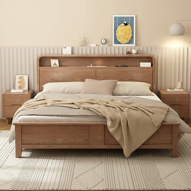 Minimalist Quality Frame Bed Twin French Modern Solid Wood Light Luxury Bed Fashionable Master Bedroom Cama Casal Beds Furniture
Minimalist Quality Frame Bed Twin French Modern Solid Wood Light Luxury Bed Fashionable Master Bedroom Cama Casal Beds Furniture