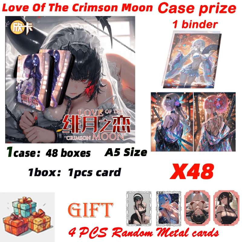 Wholesale 2025 Newest A5 Size Love Of The Crimson Moon Goddess Story Card Board Waifu Yae Miko Keqing Trading Playing Gift
Wholesale 2025 Newest A5 Size Love Of The Crimson Moon Goddess Story Card Board Waifu Yae Miko Keqing Trading Playing Gift