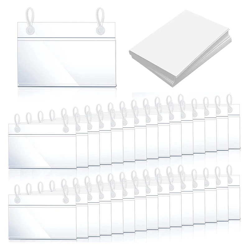 NEW-60Pcs Пластиковые Держатели для этикеток в корзине, ценовой знак, Проволочная полка с зажимом, застежка с 60 шт. вставок для этикеток
NEW-60Pcs Пластиковые Держатели для этикеток в корзине, ценовой знак, Проволочная полка с зажимом, застежка с 60 шт. вставок для этикеток