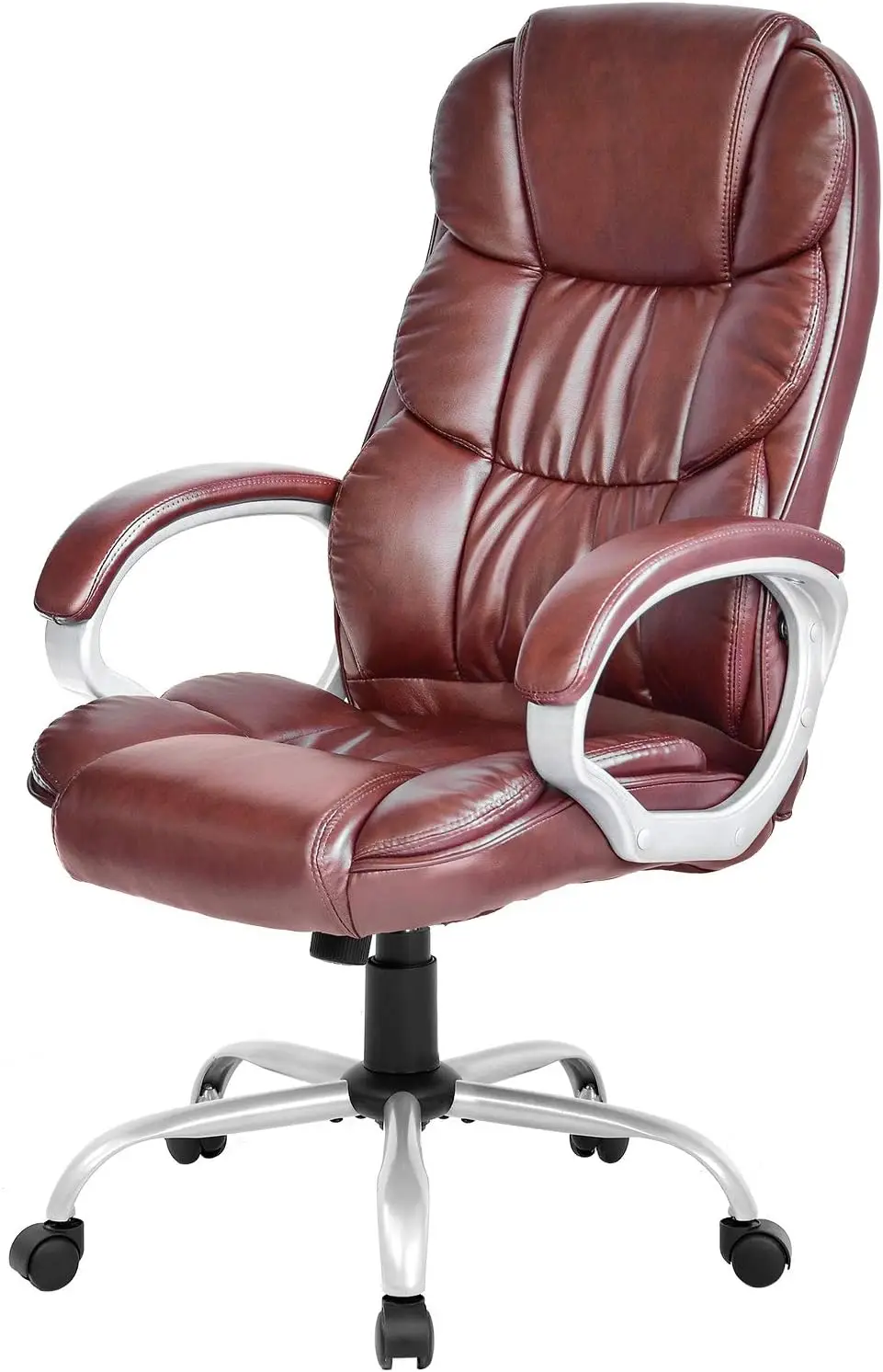 Office chair, computer high back adjustable, ergonomic office chair, administrative PU leather rotating work chair
Office chair, computer high back adjustable, ergonomic office chair, administrative PU leather rotating work chair