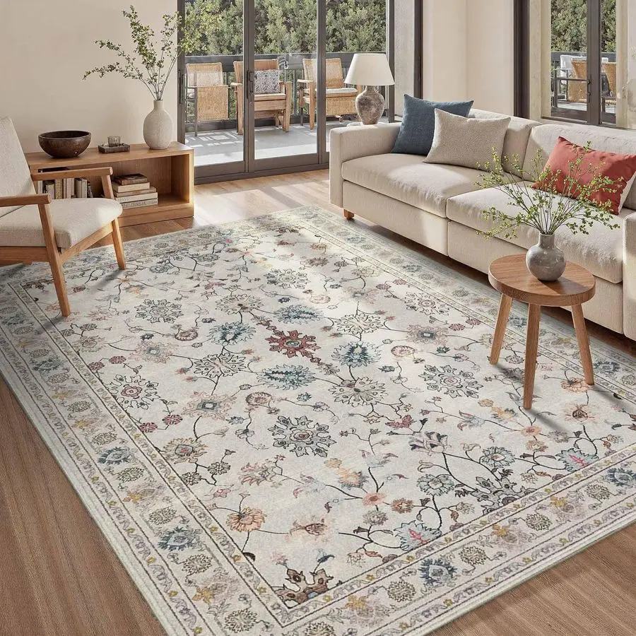 5x7 Area Rugs for Bedroom amp Living Room Washable Floral Boho Vintage Rug,Soft amp NonSlip,Low Pile Wool Carpet for Indoor Dini
5x7 Area Rugs for Bedroom amp Living Room Washable Floral Boho Vintage Rug,Soft amp NonSlip,Low Pile Wool Carpet for Indoor Dini