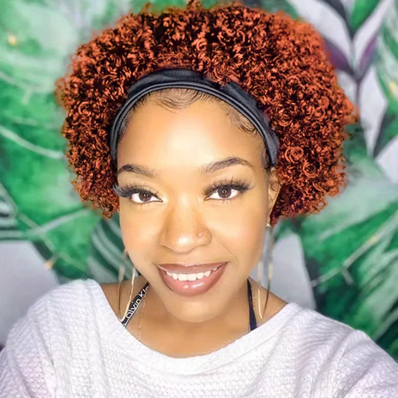Headband Wig Human Hair Short Pixie Wigs for Women Short Curly Black Bob Half Wigs 150% Density 6 Inch Machine Made Wig
Headband Wig Human Hair Short Pixie Wigs for Women Short Curly Black Bob Half Wigs 150% Density 6 Inch Machine Made Wig