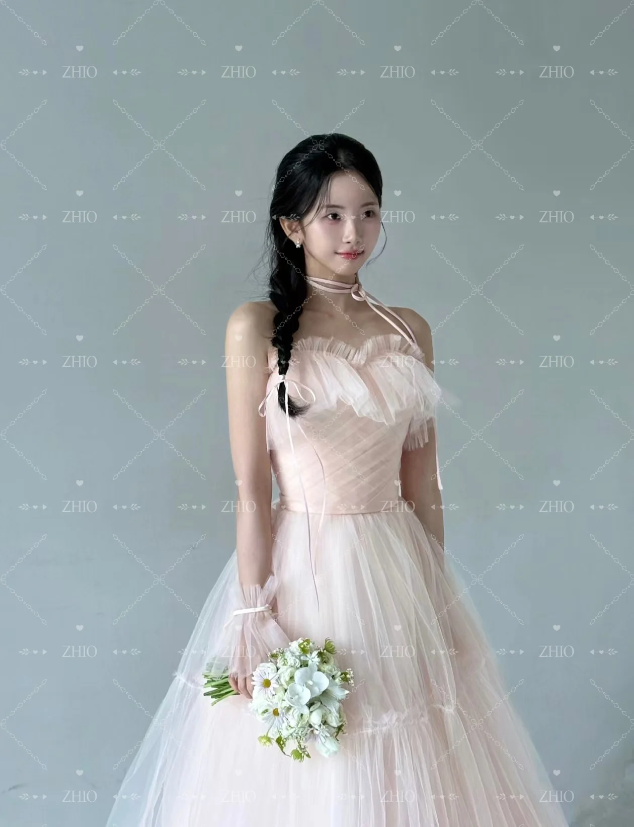 ZHIO Fairy Blush Tulle Wedding Party Dress Sweetheart A-Line Korea Photo Shoot Bridal Reception Gown Customized 저녁 드레스
ZHIO Fairy Blush Tulle Wedding Party Dress Sweetheart A-Line Korea Photo Shoot Bridal Reception Gown Customized 저녁 드레스