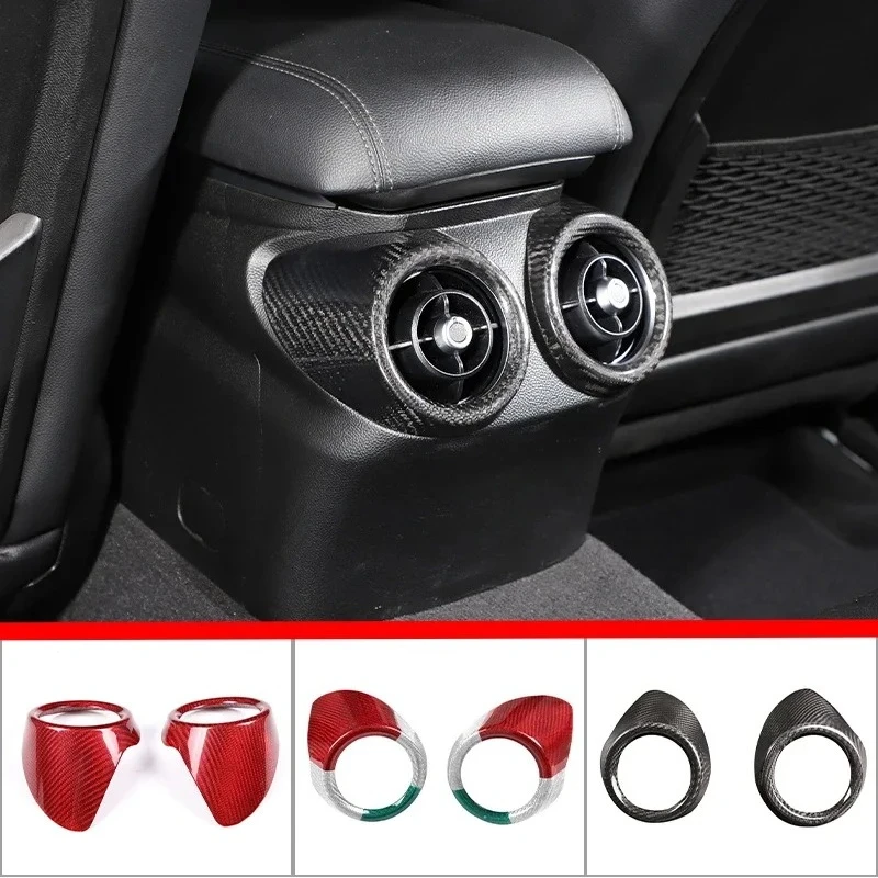 For Alfa Romeo Giulia Real Dry Carbon Fiber 2017-2019 Interior Rear Row Air Conditioning Vent Outlet Cover Trim Auto Accessories
For Alfa Romeo Giulia Real Dry Carbon Fiber 2017-2019 Interior Rear Row Air Conditioning Vent Outlet Cover Trim Auto Accessories