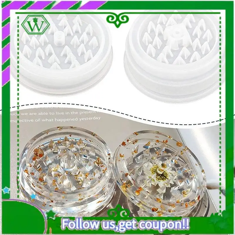 A18P-Large Grinder Mold For Resin - 3In Resin Grinder Mold With Efficient Spikes Shape, Premium Silicone Grinder Molds
A18P-Large Grinder Mold For Resin - 3In Resin Grinder Mold With Efficient Spikes Shape, Premium Silicone Grinder Molds