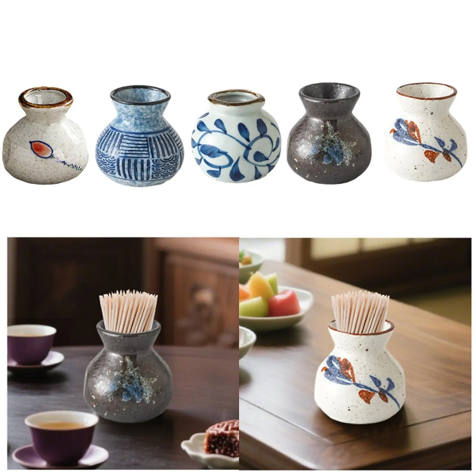 Ceramic Toothpick Holder Toothpick Organizer for Dining Table Hotel Home
Ceramic Toothpick Holder Toothpick Organizer for Dining Table Hotel Home