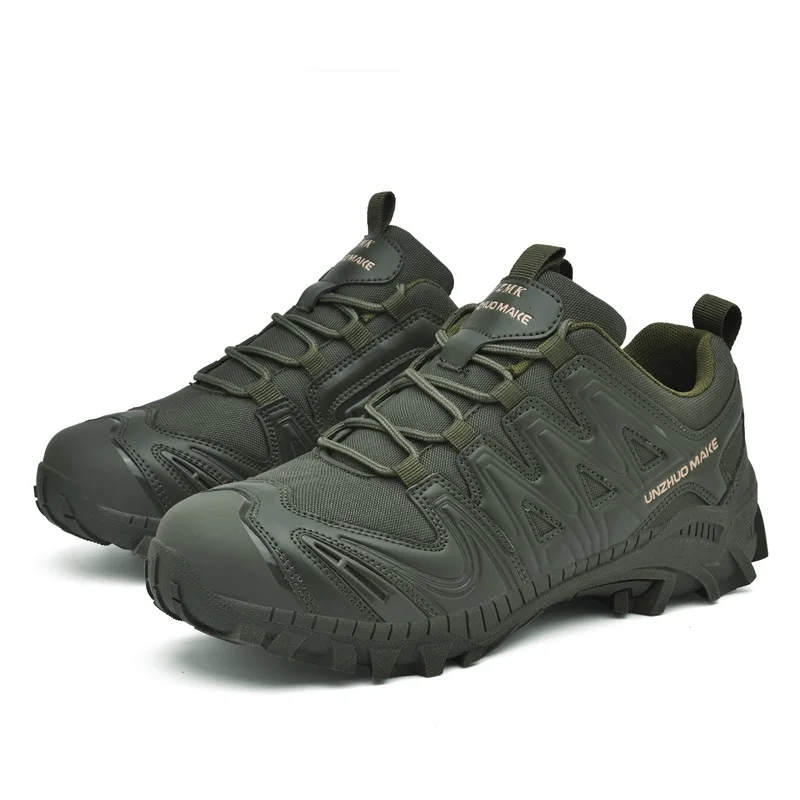 Men Hiking Shoes Anti-slip Low-top Tactical Boots Men's Casual Lace-up Durable Breathable Flat Casual Sports Shoes
Men Hiking Shoes Anti-slip Low-top Tactical Boots Men's Casual Lace-up Durable Breathable Flat Casual Sports Shoes