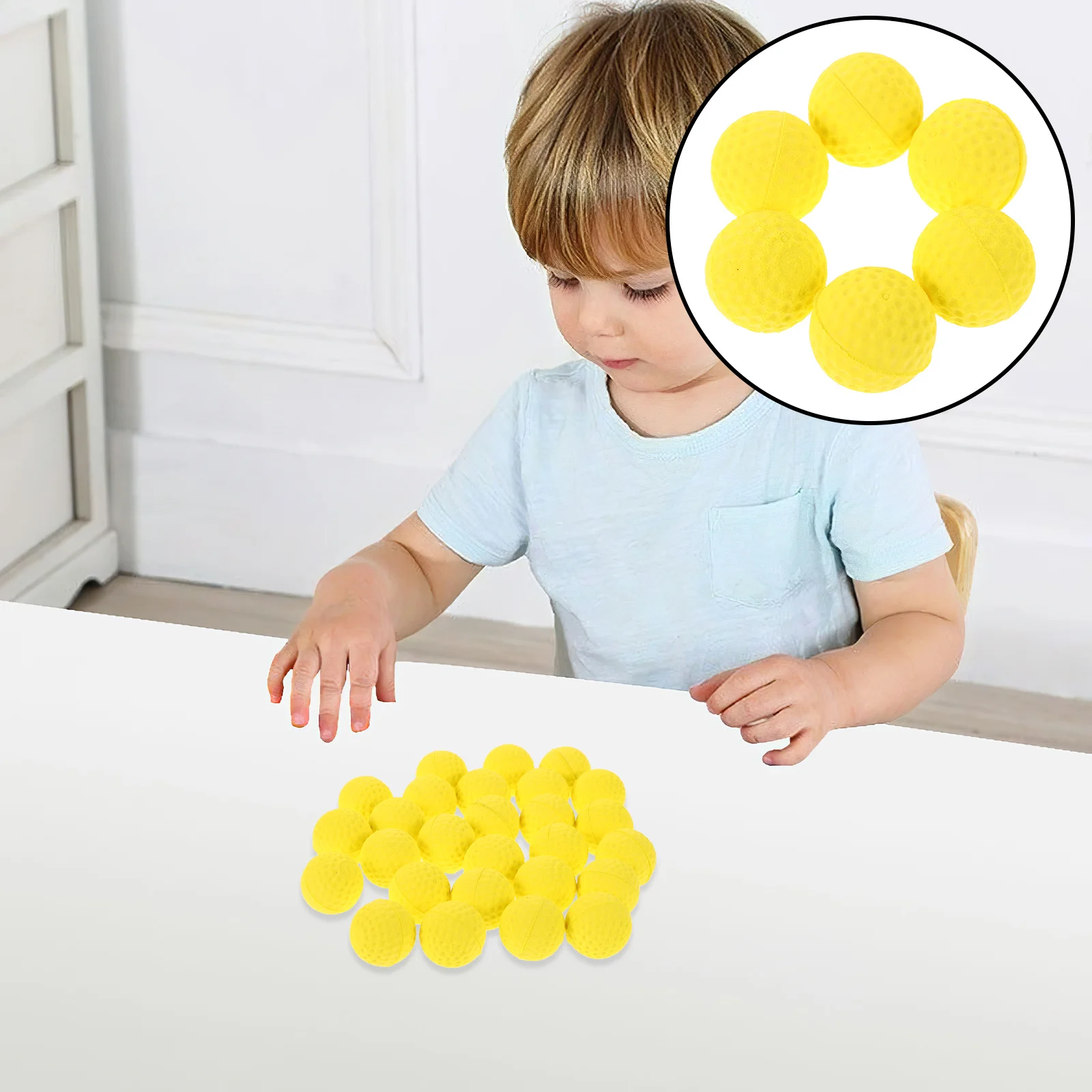 50Pcs Soft Foam Golf Balls for Practice Training Fun Bouncing Ball Kids Toddlers Indoor Outdoor Equipment
50Pcs Soft Foam Golf Balls for Practice Training Fun Bouncing Ball Kids Toddlers Indoor Outdoor Equipment