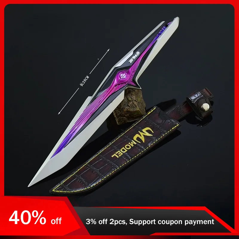 28cm/11.02in Delta Action Game Valorant Knife Falling Star Peripherals Katanas Cosplay Model Props Collectible Holiday Gift Toys
28cm/11.02in Delta Action Game Valorant Knife Falling Star Peripherals Katanas Cosplay Model Props Collectible Holiday Gift Toys
