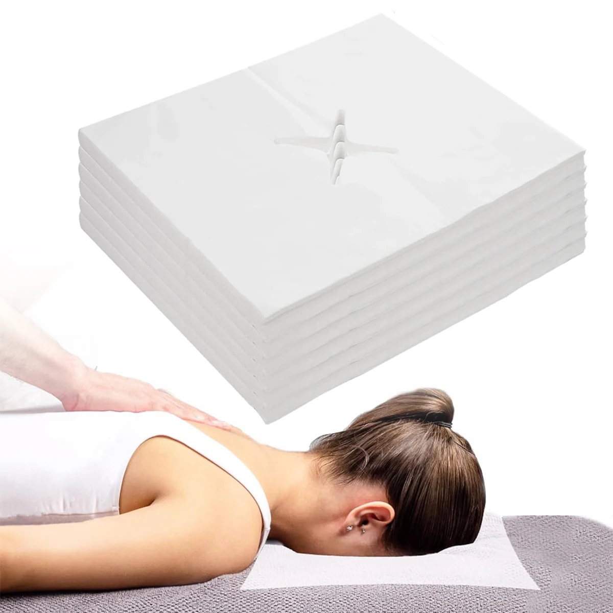 100/200 PCS Disposable Face Cradle Covers Soft Hygienic Headrest Covers for Massage Tables Spa Chairs Lash Beds Beauty Salons
100/200 PCS Disposable Face Cradle Covers Soft Hygienic Headrest Covers for Massage Tables Spa Chairs Lash Beds Beauty Salons