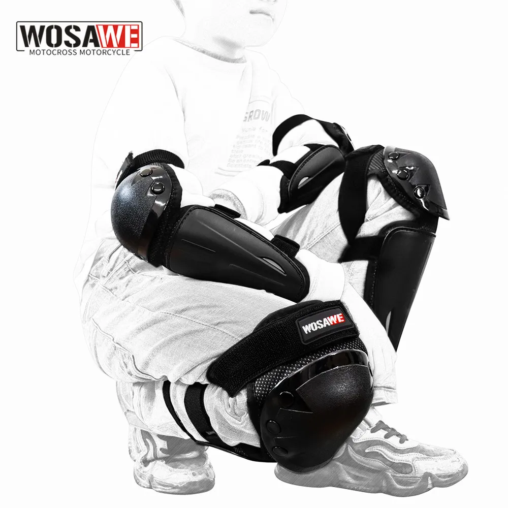 WOSAWE Motocross Knee Protector for Kids Children Brace Protection Elbow Pad Kneepad Off-Road Guard Skateboard Outdoor Sports
WOSAWE Motocross Knee Protector for Kids Children Brace Protection Elbow Pad Kneepad Off-Road Guard Skateboard Outdoor Sports