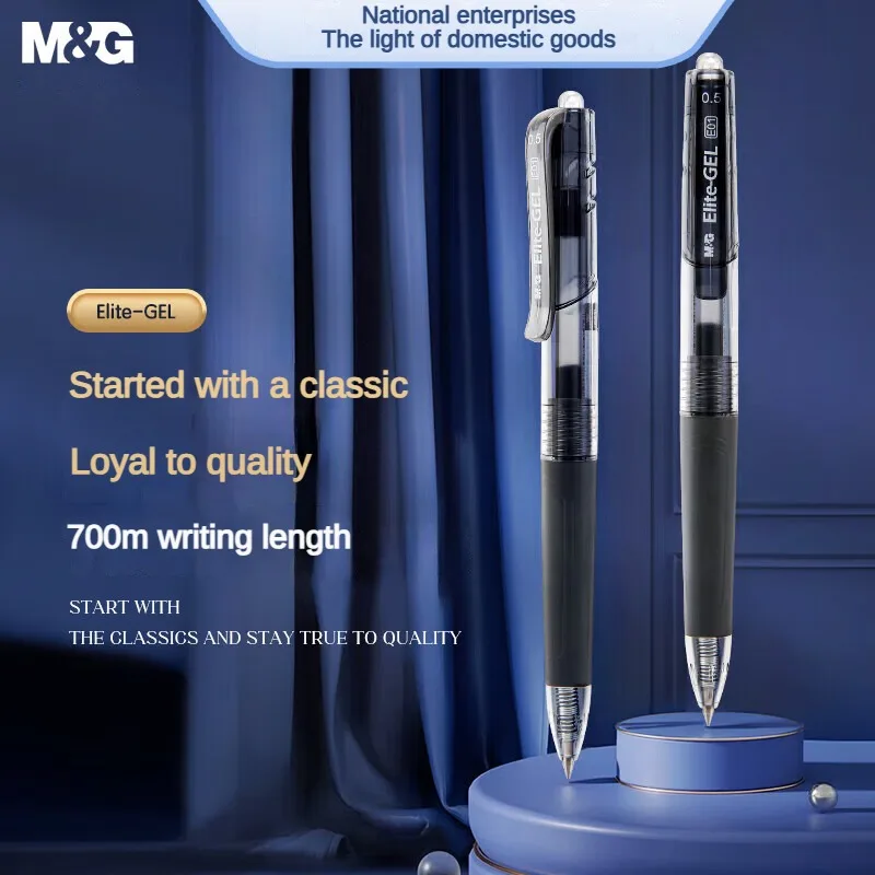 M&G 12pcs Gel Pen Student 0.5 Black Signature Pen Business Bullet Head Special High Value Office Supplies
M&G 12pcs Gel Pen Student 0.5 Black Signature Pen Business Bullet Head Special High Value Office Supplies