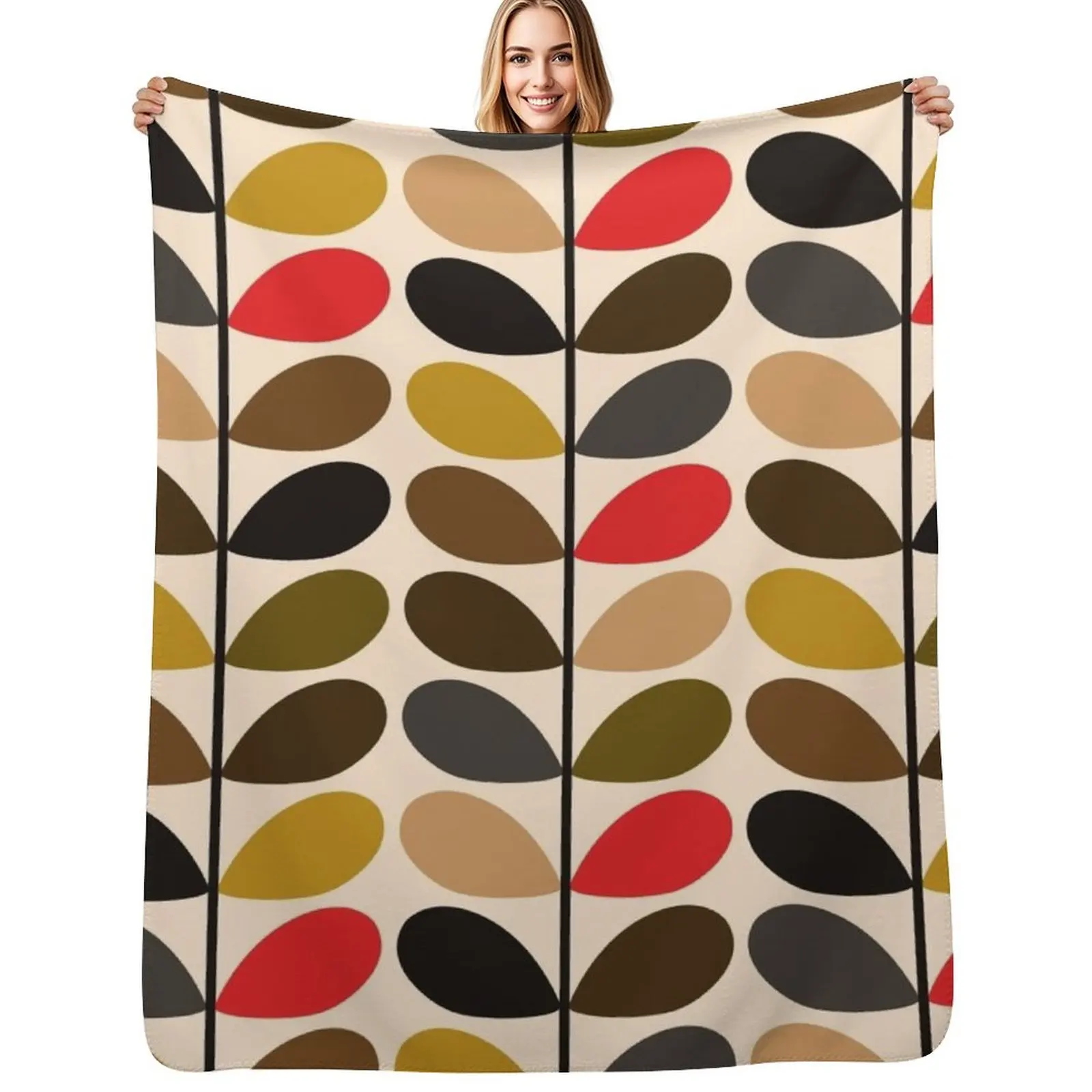 Orla Kiely Throw Blanket Cozy Throw Blanket for Bed Sofa Chair
Orla Kiely Throw Blanket Cozy Throw Blanket for Bed Sofa Chair