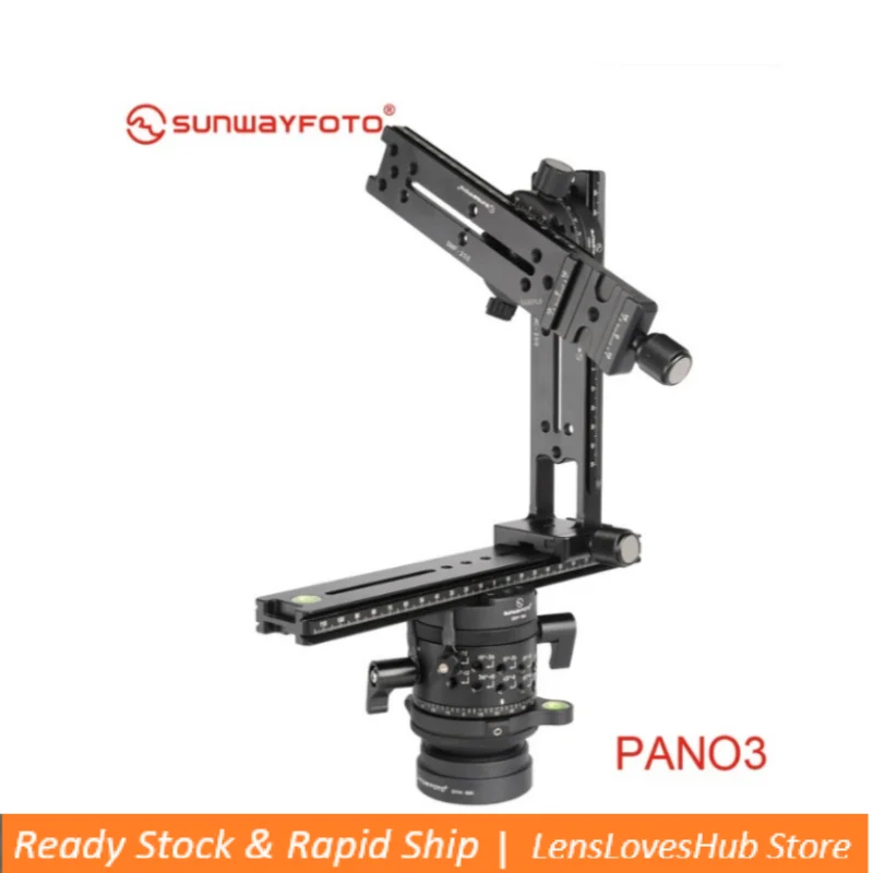 SUNWAYFOTO PANO-3 Panoramic Tripod for Dslr 360 Panoramas Professional Aluminum Panoramic Tripod Ball Head
SUNWAYFOTO PANO-3 Panoramic Tripod for Dslr 360 Panoramas Professional Aluminum Panoramic Tripod Ball Head