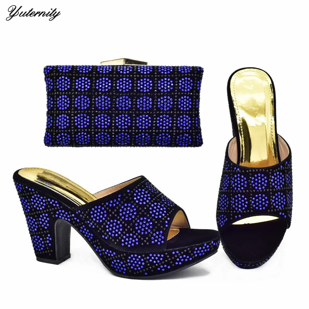 Hot Selling African Rhinestone Woman Shoes And Bag Set Fashion Pretty High Heels Shoes And Bag Set For Wedding Large Size 37-42
Hot Selling African Rhinestone Woman Shoes And Bag Set Fashion Pretty High Heels Shoes And Bag Set For Wedding Large Size 37-42