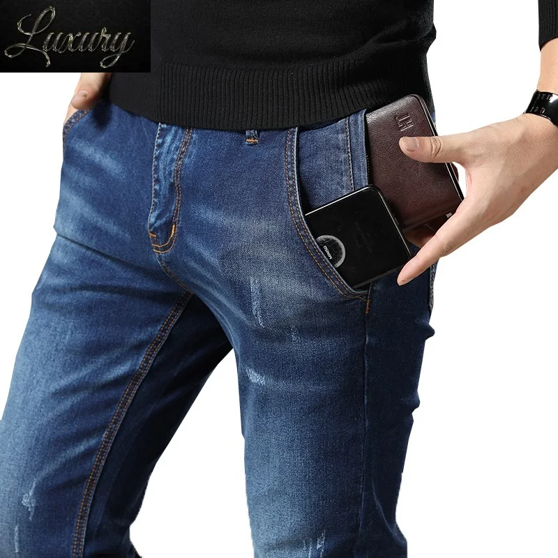 Mens Regular Fit Jeans Clothing Plus Male Autumn Elastic Stretch Denim Straight Leg Classic Cowboy Pants Big Size 40 42 44 46 48
Mens Regular Fit Jeans Clothing Plus Male Autumn Elastic Stretch Denim Straight Leg Classic Cowboy Pants Big Size 40 42 44 46 48
