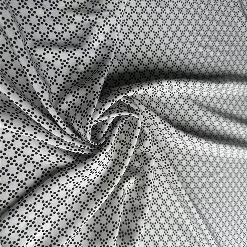 1 meter 100% Mulberry Silk 18 momme Heavy Crepe Silk Fabric White with Black Points Printed 138cm 54" wide by the yard JN811
1 meter 100% Mulberry Silk 18 momme Heavy Crepe Silk Fabric White with Black Points Printed 138cm 54" wide by the yard JN811