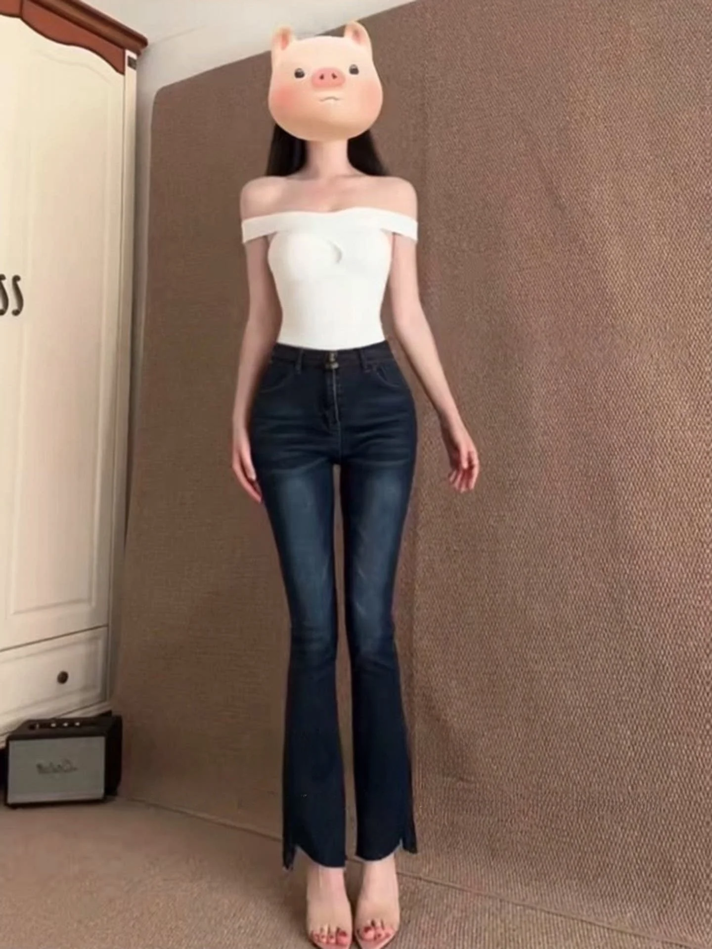 American Retro High Waist Asymmetric Hem Skinny Jeans Women's Tightening Hip Lifting Slimming Nine Point Pants
American Retro High Waist Asymmetric Hem Skinny Jeans Women's Tightening Hip Lifting Slimming Nine Point Pants