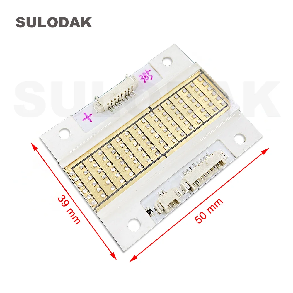 602011 A6F UV LED module for uv gel curing lights UV flatbed printer ink varnish curing dry lamps 365nm 395nm Ultraviolet lights
602011 A6F UV LED module for uv gel curing lights UV flatbed printer ink varnish curing dry lamps 365nm 395nm Ultraviolet lights