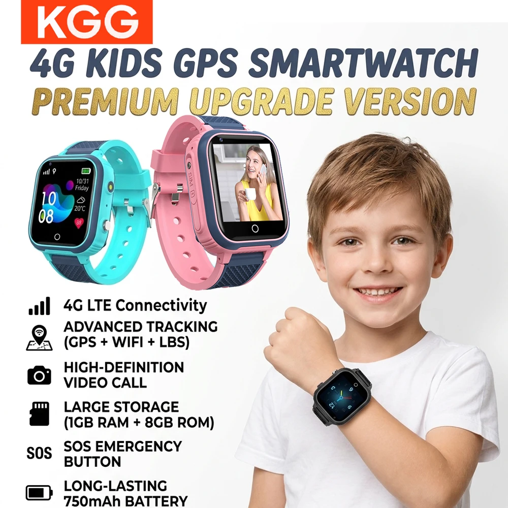 Детские умные часы 4G с GPS, Wi-Fi, поддержкой видеозвонков, приложениями и Google Store, 1 ГБ + 8 ГБ памяти для детей
Детские умные часы 4G с GPS, Wi-Fi, поддержкой видеозвонков, приложениями и Google Store, 1 ГБ + 8 ГБ памяти для детей