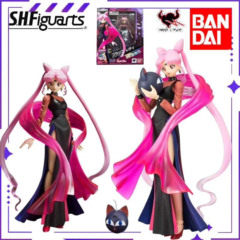 BANDAI Original S.H. Figuarts Series Sailor Moon Black Ladies Anime Mobile Doll Exquisite Model Handmade Toy Gift Collection
BANDAI Original S.H. Figuarts Series Sailor Moon Black Ladies Anime Mobile Doll Exquisite Model Handmade Toy Gift Collection