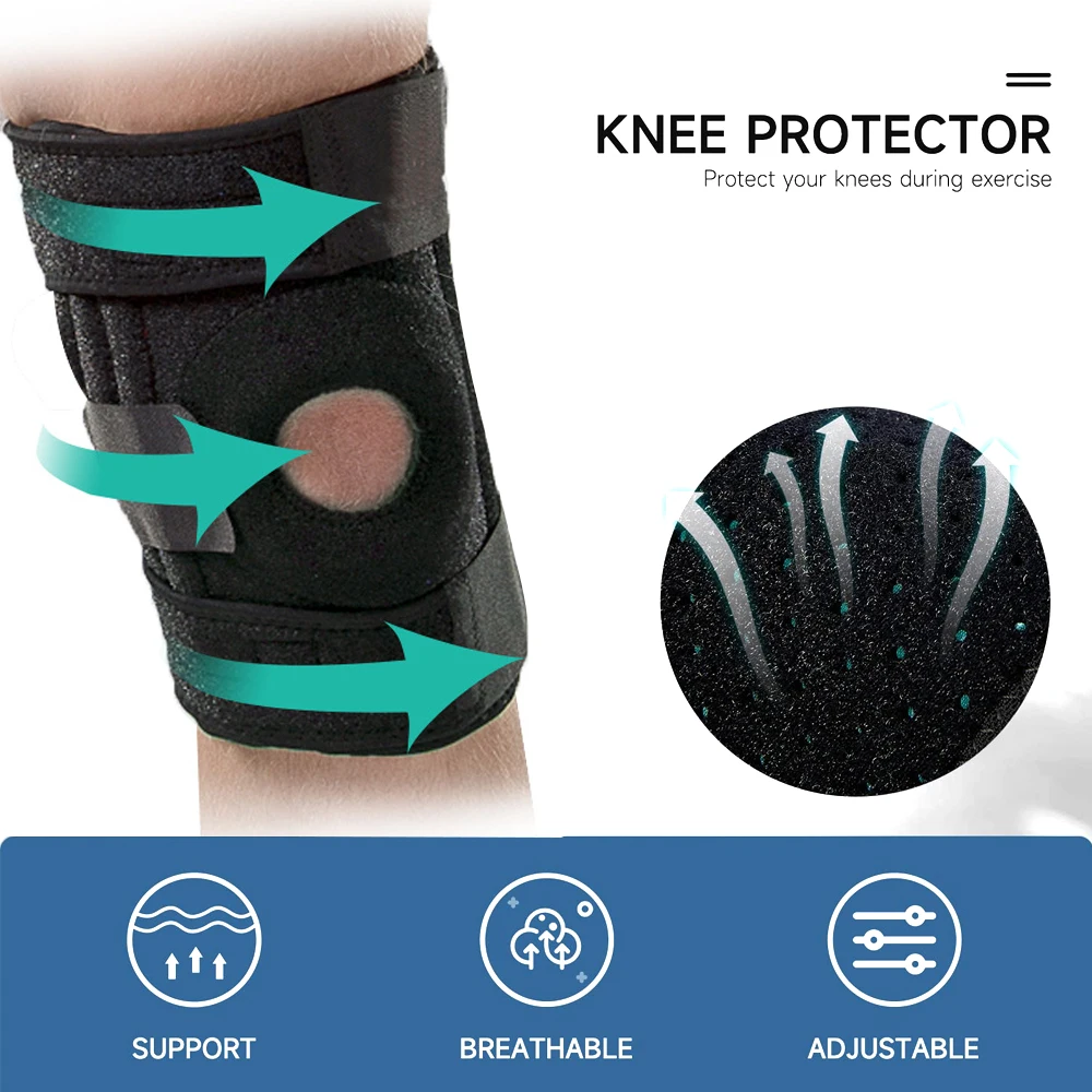 1Pair Plus Size Knee Brace with Dual Side Stabilizers & Cross Knee Straps for ACL Meniscus Tear Arthritis Pain Relief,Men Women
1Pair Plus Size Knee Brace with Dual Side Stabilizers & Cross Knee Straps for ACL Meniscus Tear Arthritis Pain Relief,Men Women