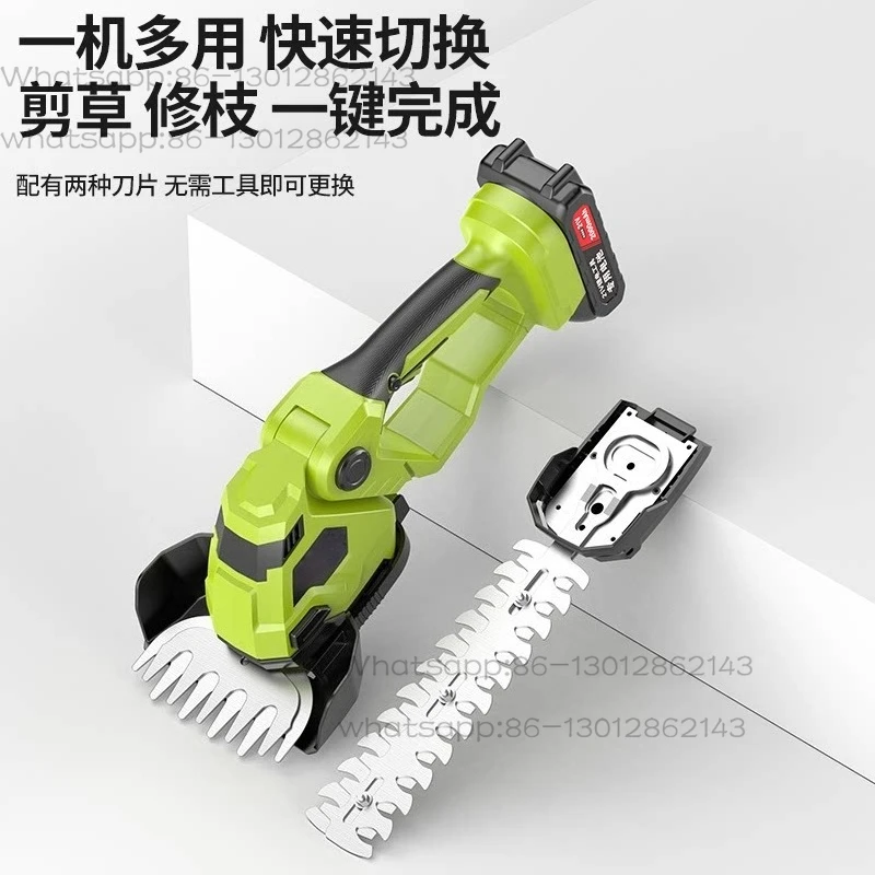 Electric lawn trimmer Small household lawn mower Multifunctional lithium battery hedge trimmer
Electric lawn trimmer Small household lawn mower Multifunctional lithium battery hedge trimmer