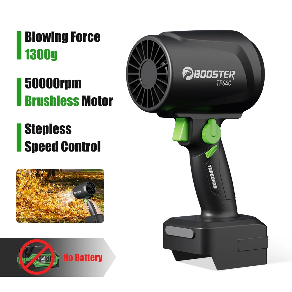 Мощный бесщеточный турбовентилятор с тягой, 1300 г, очистка опавших листьев, снега и песка, аккумулятор Makita 21 В
Мощный бесщеточный турбовентилятор с тягой, 1300 г, очистка опавших листьев, снега и песка, аккумулятор Makita 21 В