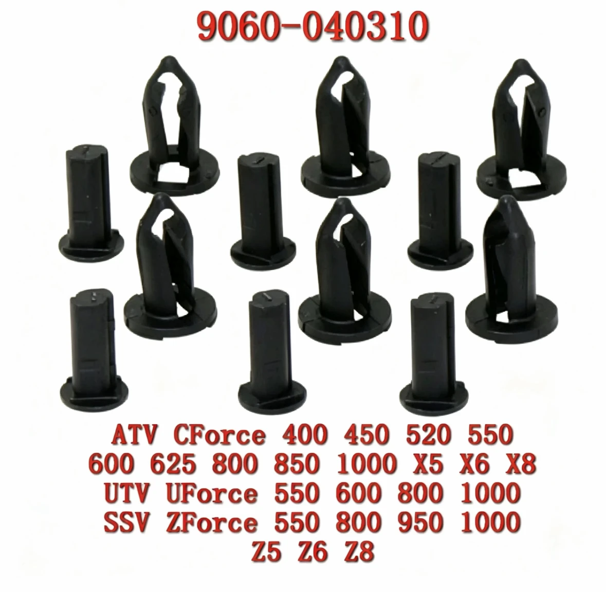 Plastic Push Rivet Fastener 9060-040310 Fit for CFMoto ATV UTV SSV CForce UForce ZForce 400 450 520 550 600 800 1000
Plastic Push Rivet Fastener 9060-040310 Fit for CFMoto ATV UTV SSV CForce UForce ZForce 400 450 520 550 600 800 1000
