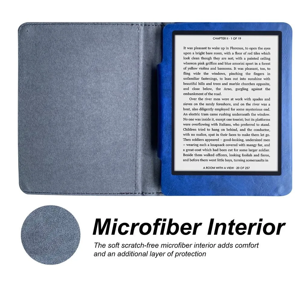 Case for 6" Kobo Nia (Model:N306), Flip Folio Light Slim Durable Luxury Leather Cover Portable Protective Sleeve
Case for 6" Kobo Nia (Model:N306), Flip Folio Light Slim Durable Luxury Leather Cover Portable Protective Sleeve