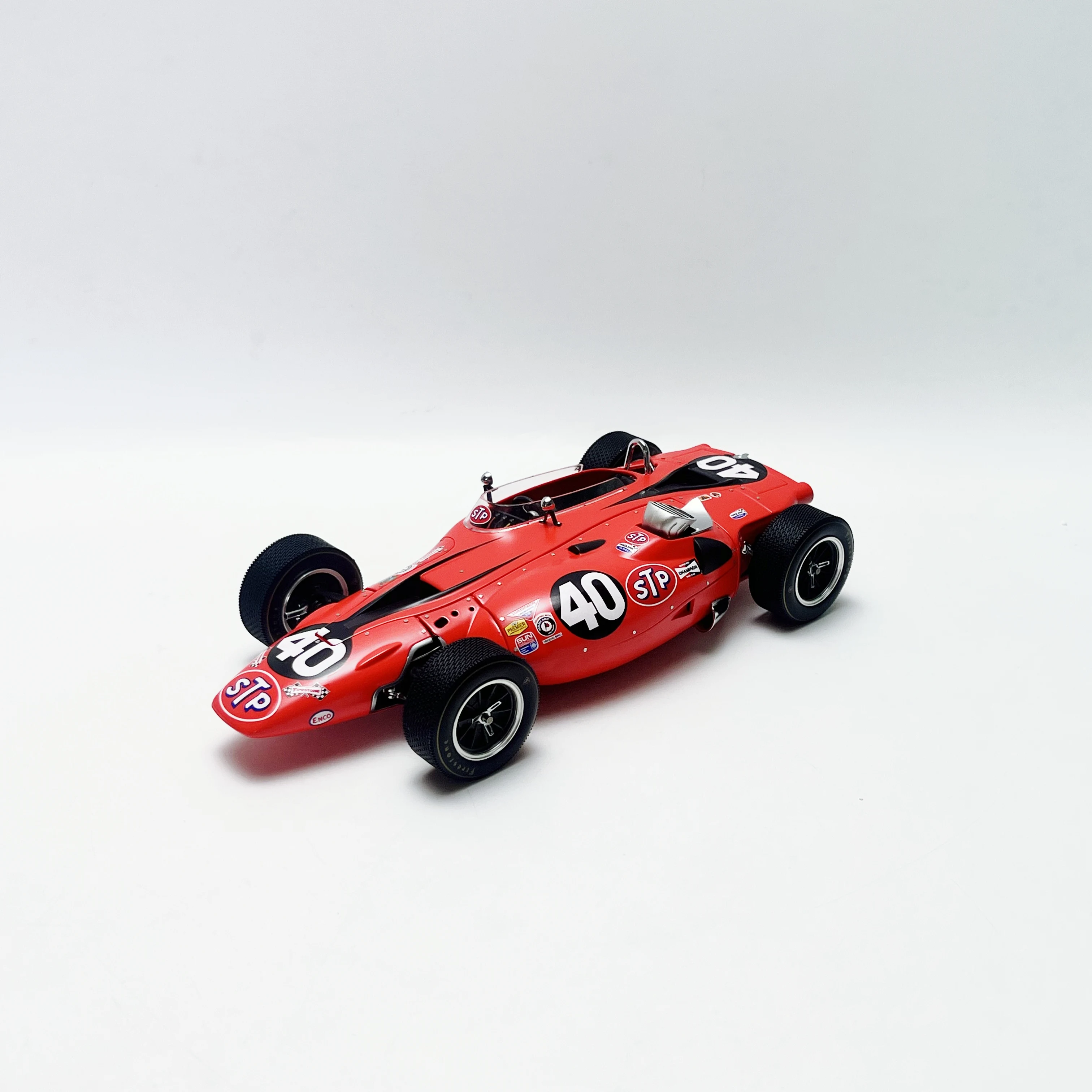 Репликатор 1/18 STP Poxton Turbine Indy 500, газовая турбина, модель автомобиля из смолы
Репликатор 1/18 STP Poxton Turbine Indy 500, газовая турбина, модель автомобиля из смолы