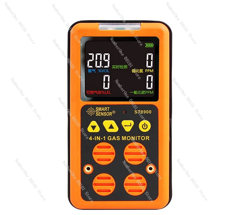 For SMART SENSOR Four in One Gas Detector ST8903 Toxic Combustible Gas Concentration Alarm with Sound Light Vibration
For SMART SENSOR Four in One Gas Detector ST8903 Toxic Combustible Gas Concentration Alarm with Sound Light Vibration