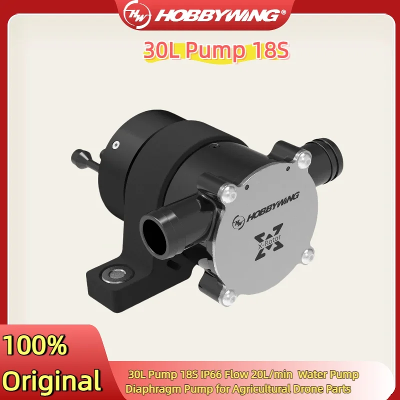 Hobbywing 30L Pump 18S IP66 Flow 20L/min Electrical Rubber Flexible Impeller Water Pump Diaphragm for Agricultural Drone Parts
Hobbywing 30L Pump 18S IP66 Flow 20L/min Electrical Rubber Flexible Impeller Water Pump Diaphragm for Agricultural Drone Parts